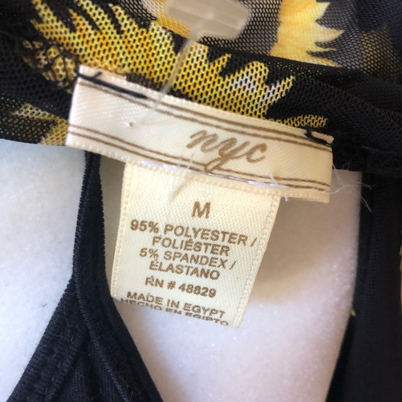 NYC Sunflower Sheer Duster Cardigan - Picture 8 of 8